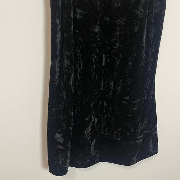 Kensie Womens Dress Size Medium Black and Cream T-Shirt Velvet Dress Y2K - Picture 4 of 9
